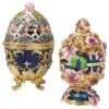 Design Toscano The Royal Garden Romanov Inspired-style Collectible Enameled Egg Set
