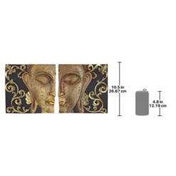 Design Toscano Mirrored Nirvana Dual Buddha Asian Inspired Wall Sculptures -Design Toscano Store GUEST 01aa2e62 d98f 45cb b236 353a8e648db1
