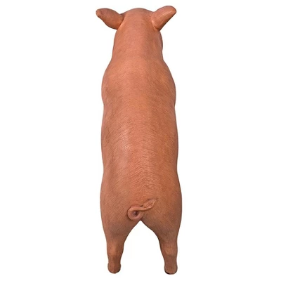 Design Toscano Hop Over Hog, Giant Pig Sculpture 6 Design Toscano Hop Over Hog, Giant Pig Sculpture - Image 4