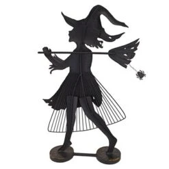 Design Toscano Bewitched Blaise Metal Silhouette Witch Statue -Design Toscano Store GUEST 04134b45 7d54 42db ad3e 7e882aeea622