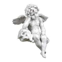 Design Toscano Mourning Mortality Sitting Cherub Sculpture - Off-White -Design Toscano Store GUEST 0496f63e ebe8 4b7d b5c3 437bc1e8d3bf