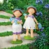 Design Toscano Bluebonnet Twins Springtime Children Garden Statues: Set Of Two -Design Toscano Store GUEST 05317271 399b 4682 96ab 50065f25eaf3