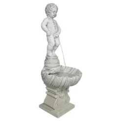 Design Toscano The Peeing Boy Of Brussels Sculptural Fountain With Plinth Base -Design Toscano Store GUEST 056edc7a e1c2 446d 84bf 3b4e9f380534