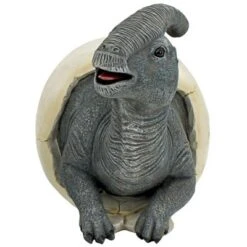 Design Toscano Prehistoric Parasaurolophus Dinosaur Egg Hatchling Garden Statue -Design Toscano Store GUEST 0697d1b7 12f2 46b3 bb90 e4a60a2a7d3d