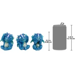 Design Toscano See, Hear, Speak No Evil Blue Meanie Baby Dragon Statues -Design Toscano Store GUEST 08a96c72 3415 4ee7 bfdd 41f94fcd502b