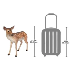 Design Toscano Spotted Deer, Forest Fawn Sculpture - Multicolored -Design Toscano Store GUEST 09cb12d3 72fd 4f25 aaa6 1404d19359ce