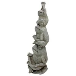 Design Toscano Tower Of Frog Power Garden Statue