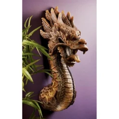 Design Toscano The Fire Dragon Wall Sculpture: Set Of Two -Design Toscano Store GUEST 0c031e4f 1996 408a 99a5 6f71e0d2d9e2