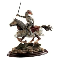 Design Toscano Medieval Charging Knight And Horse Sculpture