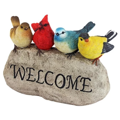 Design Toscano Birdy Welcome Garden Stone Statue: Large 7 Design Toscano Birdy Welcome Garden Stone Statue: Large - Image 5