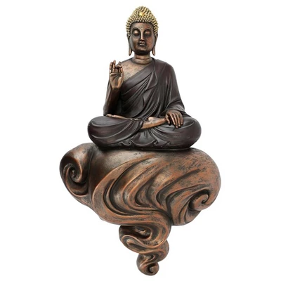 Design Toscano Enlightened Buddha On A Cloud Floating Wall Sculpture 4 Design Toscano Enlightened Buddha On A Cloud Floating Wall Sculpture - Image 2