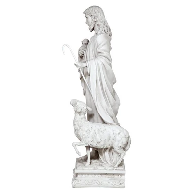 Design Toscano Jesus, The Good Shepherd Garden Statue 7 Design Toscano Jesus, The Good Shepherd Garden Statue - Image 5