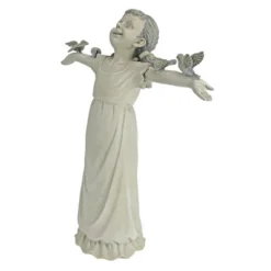 Design Toscano Basking In God's Glory Little Girl Statue: Medium -Design Toscano Store GUEST 13603d26 809c 480b 8381 a98be3313b68