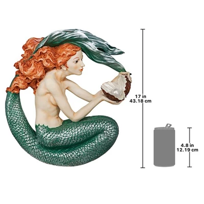 Design Toscano Misty Mae, Siren Of The Sea Mermaid Wall Sculpture 8 Design Toscano Misty Mae, Siren Of The Sea Mermaid Wall Sculpture - Image 6