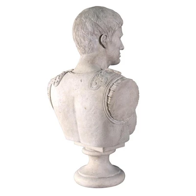 Design Toscano Caesar Augustus Of Prima Porta Grand-Scale Sculptural Bust 8 Design Toscano Caesar Augustus Of Prima Porta Grand-Scale Sculptural Bust - Image 6