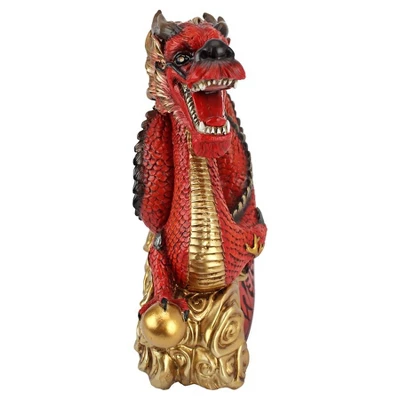Design Toscano Asian Zen Dragon Garden Welcome Statue - Multicolored 3 Design Toscano Asian Zen Dragon Garden Welcome Statue - Multicolored
