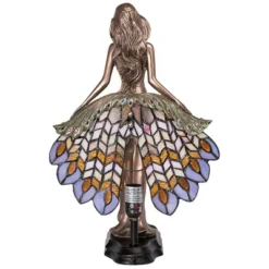 Design Toscano Peacock Priestess Tiffany-Style Stained Glass Illuminated Sculpture -Design Toscano Store GUEST 1ccad408 1a6c 4a59 ad84 444980b86eec