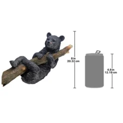 Design Toscano Up A Tree Hanging Black Bear Cub Sculpture -Design Toscano Store GUEST 227955f7 630d 49e2 b6c0 de38c15596ac
