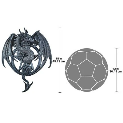 Design Toscano The Dragons Pentacle Wall Sculpture 4 Design Toscano The Dragons Pentacle Wall Sculpture - Image 2