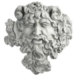 Design Toscano Bacchus, God Of Wine Greenman Wall Sculpture: Large