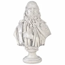 Design Toscano Leonardo Da Vinci Grand-Scale Sculptural Bust