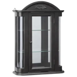 Design Toscano Rosedale Hardwood Wall Curio Cabinet: Ebony Black Finish -Design Toscano Store GUEST 2b9ecf1c 1264 4337 84f3 a6277ceeae03