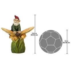 Design Toscano On A Butterfly's Back Garden Gnome Statue -Design Toscano Store GUEST 2c7c3656 a288 423a 9772 837919599d11