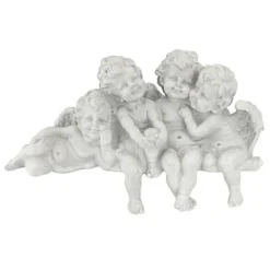 Design Toscano Cherub Conclave Shelf Sitting Angel Sculpture - Off-White -Design Toscano Store GUEST 2f717f6c bea8 4f38 a5f5 15603c5a112c