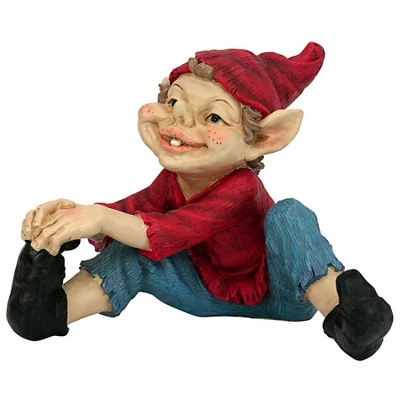 Design Toscano Eccentric Elf Garden Gnome Statue: Squeegee 3 Design Toscano Eccentric Elf Garden Gnome Statue: Squeegee