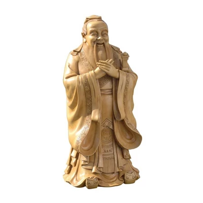 Design Toscano Confucius Garden Sculpture - Brown 3 Design Toscano Confucius Garden Sculpture - Brown