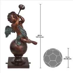 Design Toscano Baby Gabriel Sounding Heaven's Trumpet Cast Bronze Garden Angel Statue -Design Toscano Store GUEST 33a88847 a9b9 45f6 8cb7 7fbf7f60e6b8