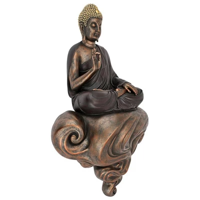 Design Toscano Enlightened Buddha On A Cloud Floating Wall Sculpture 6 Design Toscano Enlightened Buddha On A Cloud Floating Wall Sculpture - Image 4