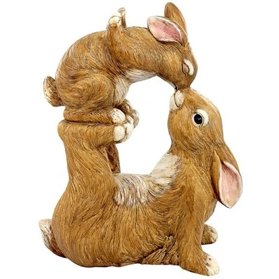 Design Toscano Balancing Bunny Love Garden Rabbit Statue 3 Design Toscano Balancing Bunny Love Garden Rabbit Statue
