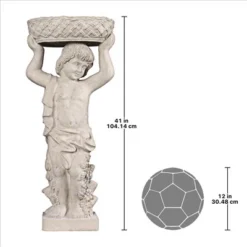 Design Toscano Young Bacchus With Basket Planter Garden Statue: Bacchus Left -Design Toscano Store GUEST 3db18594 9bb3 4744 b2f2 da82f19edd80