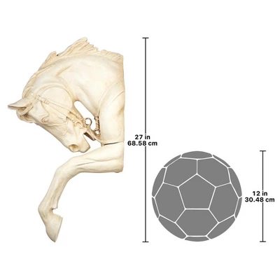 Design Toscano The Thoroughbred Horse High Relief Wall Sculpture 9 Design Toscano The Thoroughbred Horse High Relief Wall Sculpture - Image 7