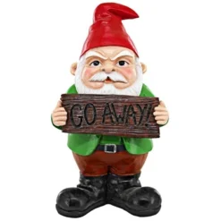 Design Toscano Mr. Bad Attitude Unwelcoming Garden Gnome Statue