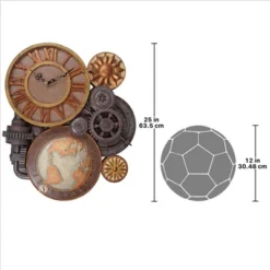 Design Toscano Gears Of Time Sculptural Wall Clock: Large -Design Toscano Store GUEST 4cb1720c 9291 4457 9674 d8e7e6179768