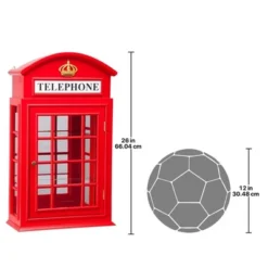 Design Toscano Piccadilly Circus British Telephone Booth Wall Curio Cabinet -Design Toscano Store GUEST 4cd90bab 03d8 4544 bfae 3aa5496a7264