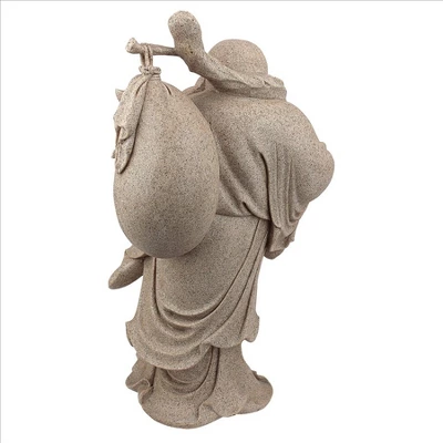 Design Toscano Wandering Happy Hotei Buddha Statue 7 Design Toscano Wandering Happy Hotei Buddha Statue - Image 5