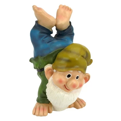 Design Toscano Handstand Henry The Garden Gnome Statue 3 Design Toscano Handstand Henry The Garden Gnome Statue