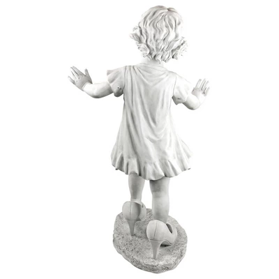 Design Toscano Hillary In Heels Garden Girl Statue 5 Design Toscano Hillary In Heels Garden Girl Statue - Image 3