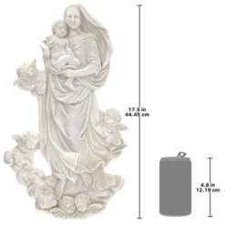 Design Toscano Raphael's Sistine Madonna Marble Resin Wall Sculpture -Design Toscano Store GUEST 560c468d 6a57 4abb a235 3860a42b04e3