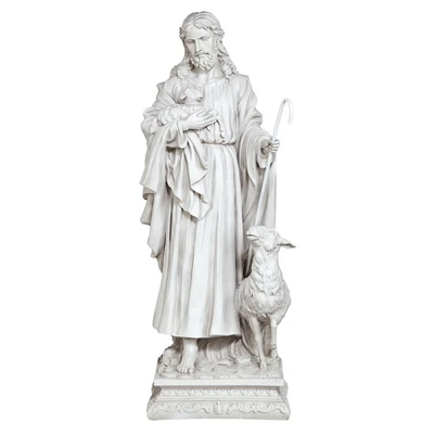 Design Toscano Jesus, The Good Shepherd Garden Statue 4 Design Toscano Jesus, The Good Shepherd Garden Statue - Image 2