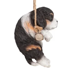 Design Toscano Black Cavalier Puppy On A Perch Hanging Dog Sculpture -Design Toscano Store GUEST 5710869d b024 4c17 87e7 0444b3bfb49d