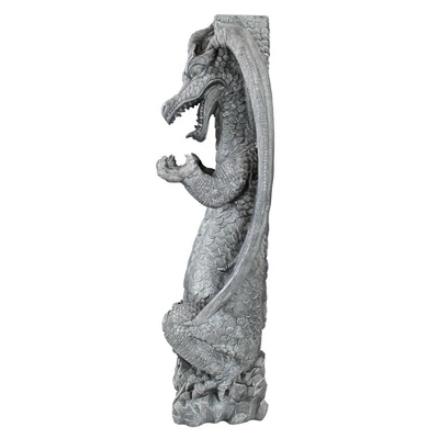Design Toscano Zippy, The Dragon Sculptural Mail Post 6 Design Toscano Zippy, The Dragon Sculptural Mail Post - Image 4