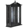 Design Toscano Amesbury Manor Hardwood Wall Curio Cabinet: Ebony Black Finish -Design Toscano Store GUEST 583d466a eaec 400e 925a ec82cf51a0a0