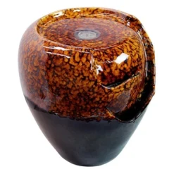 Design Toscano Burnt Umbra Ceramic Jar Garden Fountain - Brown -Design Toscano Store GUEST 59f93858 4e13 4d1a 8feb 85b1f98993c3