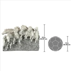 Design Toscano Neptune's Horses Of The Sea Sculptural Wall Frieze -Design Toscano Store GUEST 5a158c85 89ff 4549 8474 ad37f00d2f51