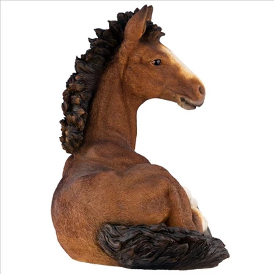 Design Toscano Relaxing Pony Horse Foal Statue 8 Design Toscano Relaxing Pony Horse Foal Statue - Image 6