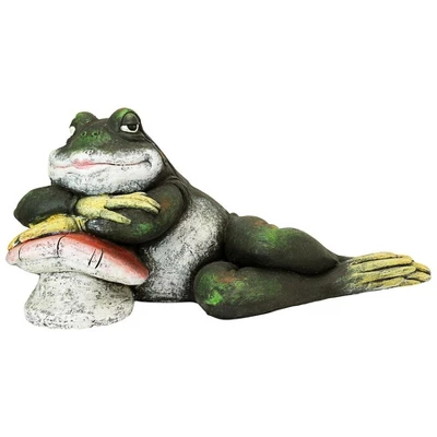 Design Toscano Bert The Frog Garden Toad Statue - Multicolored 4 Design Toscano Bert The Frog Garden Toad Statue - Multicolored - Image 2
